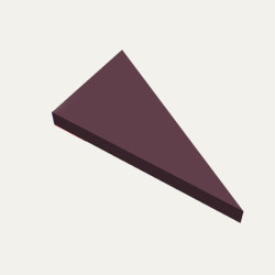 Pièce triangulaire